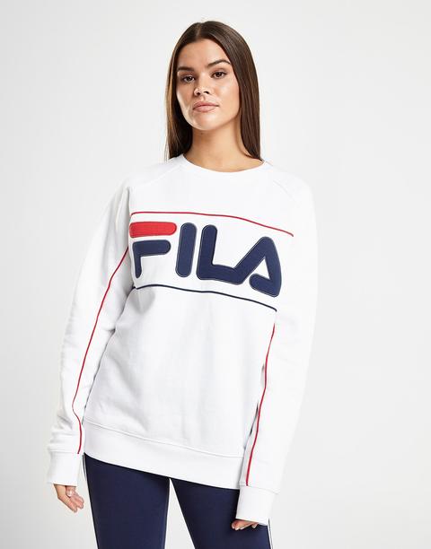 Fila Piping Logo Crew Sweatshirt 