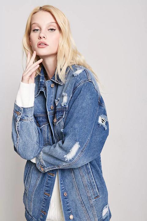 Cazadora Denim Oversize