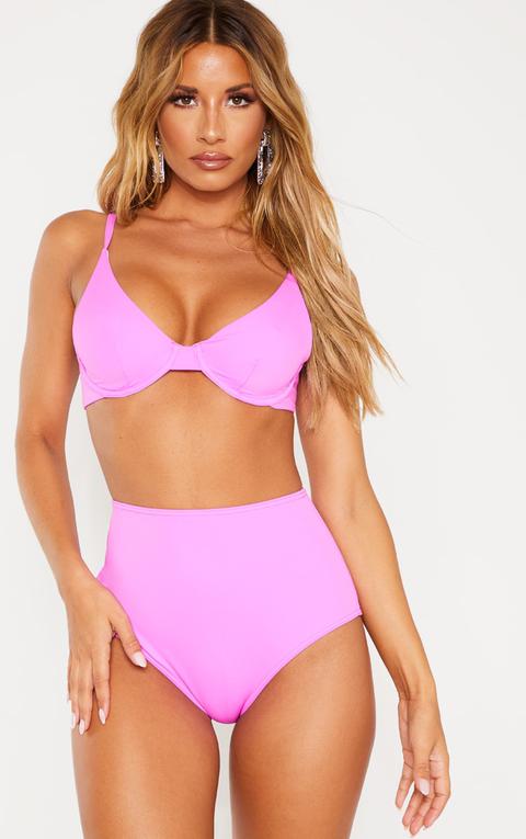 Haut De Bikini À Armatures Magenta, Magenta