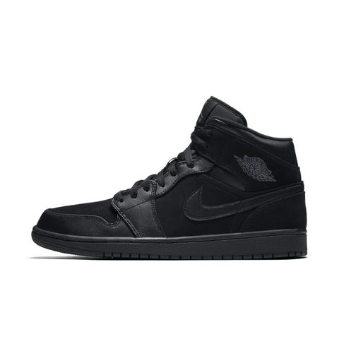 Air Jordan 1 Mid Men's Shoe - Black