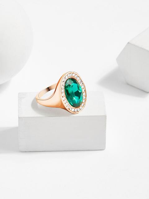 Anello Con Pietre Preziose Incise