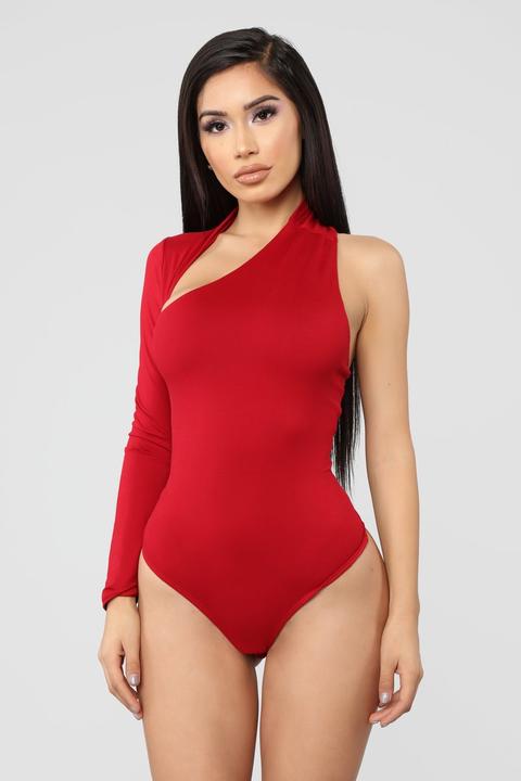Give You All My Love Bodysuit - Ruby