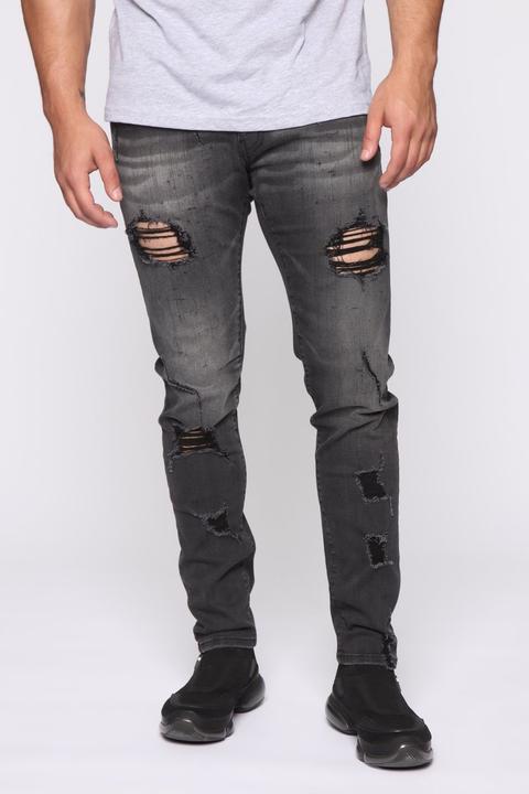 Shadow Skinny Jeans - Black