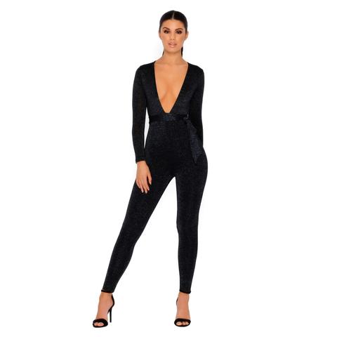 oh polly black jumpsuit