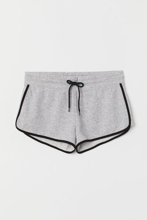 H & M - Shorts In Felpa - Grigio