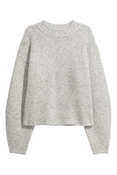 H & M - Knitted Jumper - Grey