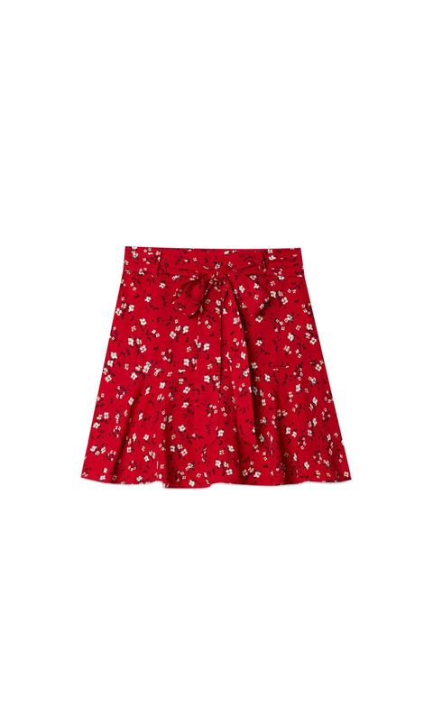 Skort Fluida Estampada