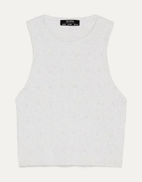 Top Textura Flores
