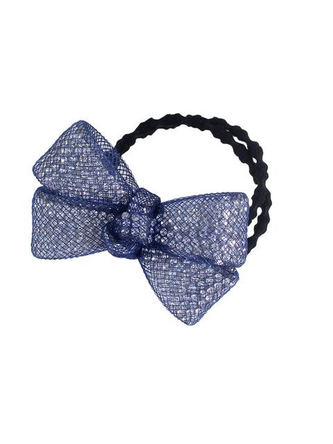 Corda Elastica Per Capelli Con Fiocco In Strass Multicolor