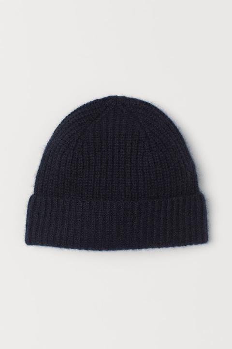 Cashmere Hat - Blue