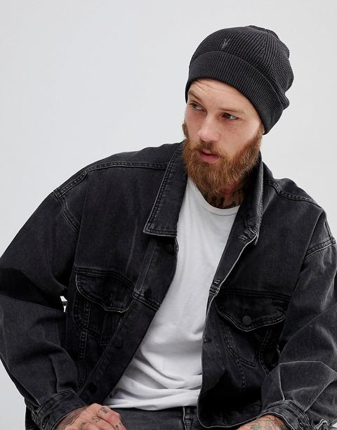 Gorro Negro Trias De Allsaints