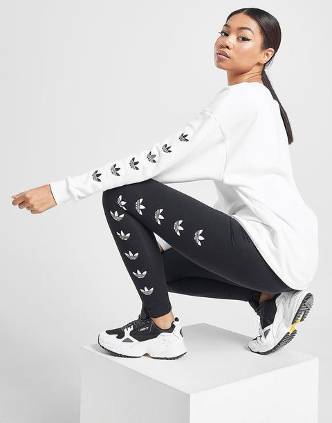 Adidas Originals Leggings Repeat Trefoil - Only At Jd, Negro