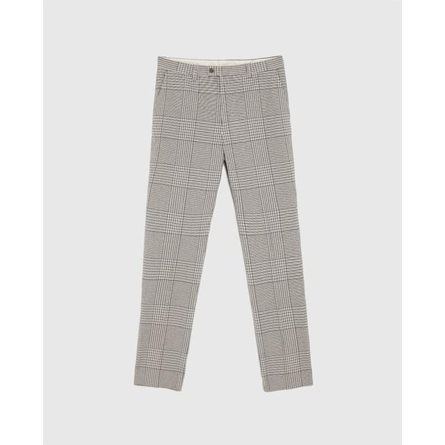 checkered trousers zara
