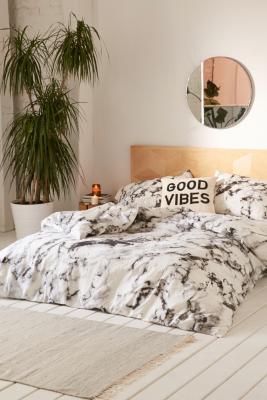 Marble Print Duvet Set