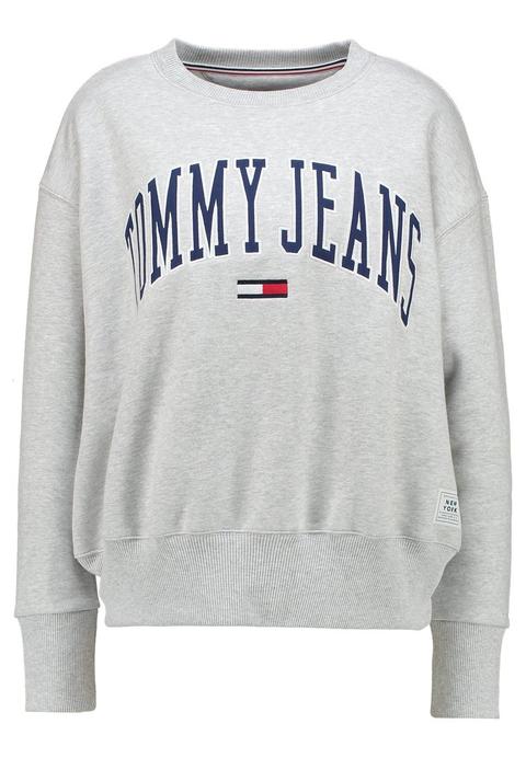 Tommy Jeans Collegiate Felpa Ice Grey 