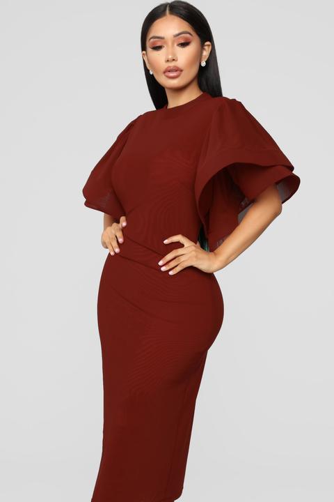 dramatic ruffle dress