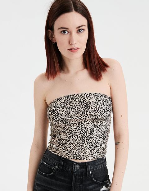 Ae Leopard Tube Top