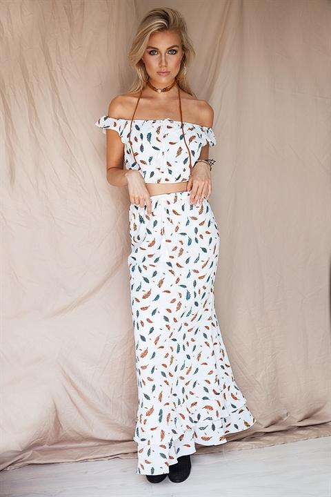 Plume Maxi Skirt