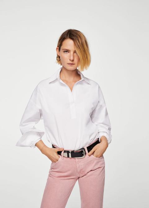 Blusa Oversize Algodón