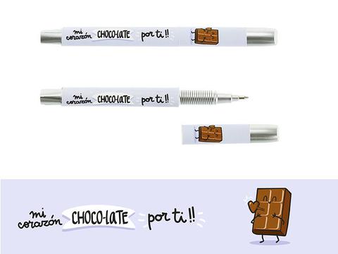 Boligrafo Mi Corazon Chocolate