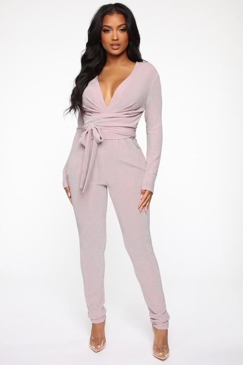 glitter jumpsuit fashion nova