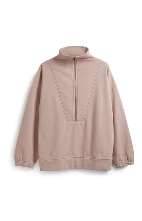 Sudadera Extragrande Rosa Con Cremallera de Primark en 21 Buttons