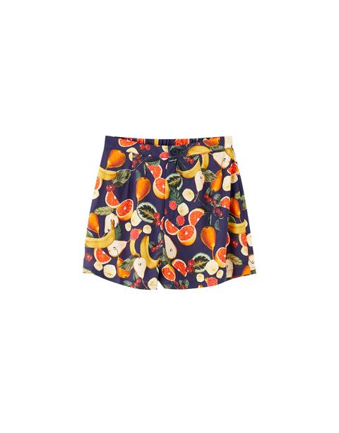 Shorts Frutas Fluido