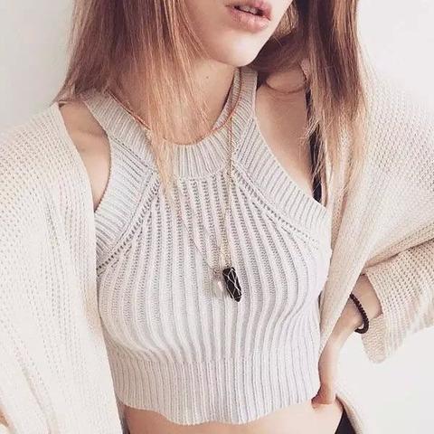 Mindy Knit Crop Top