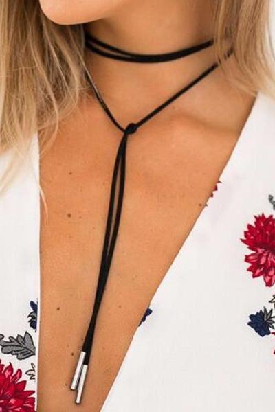 Suede Choker Necklace