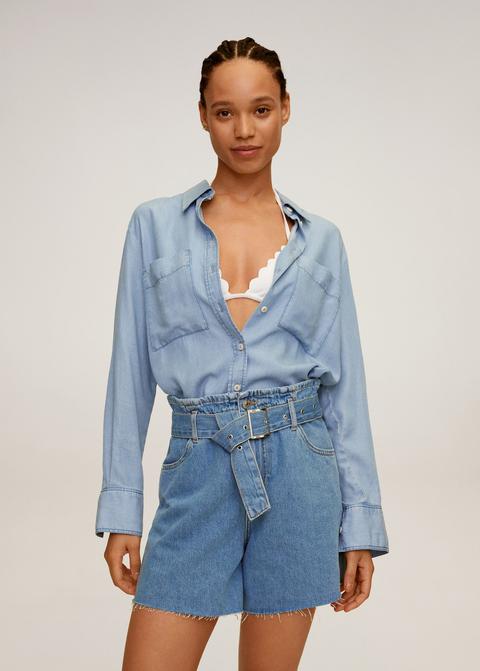 Short Denim Cinturón