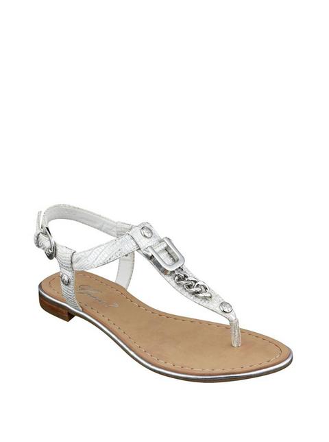 guess t strap sandals