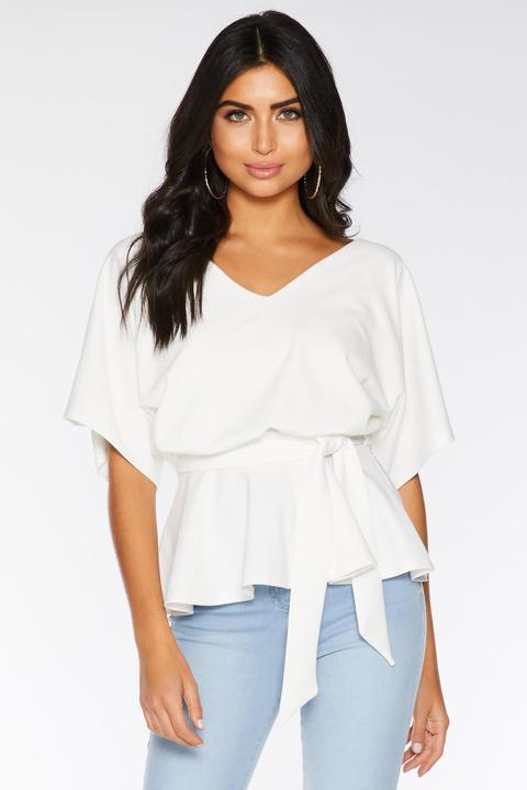 quiz batwing top