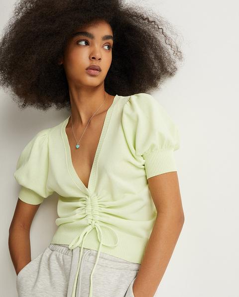 Sfera - Jersey De Mujer Frunce Manga Corta