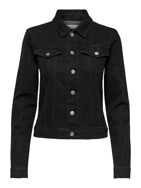 Only Kurze Jeansjacke Damen Schwarz From Only On 21 Buttons