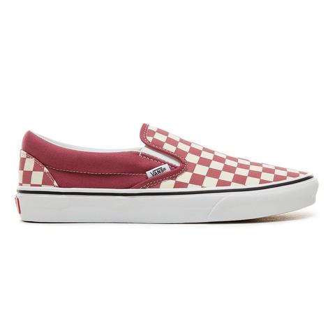 vans slip on checkerboard colors