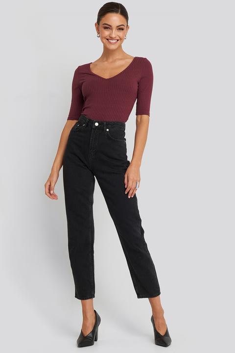 Na-kd Trend Mom Jeans - Black