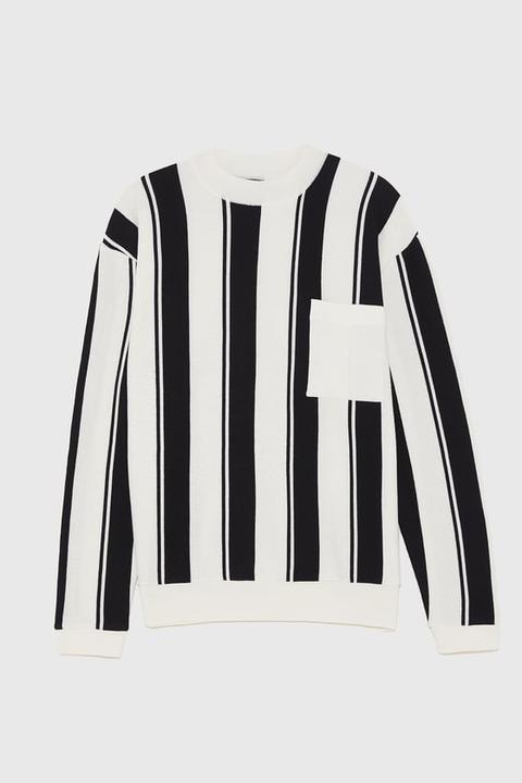 Pullover Righe Verticali