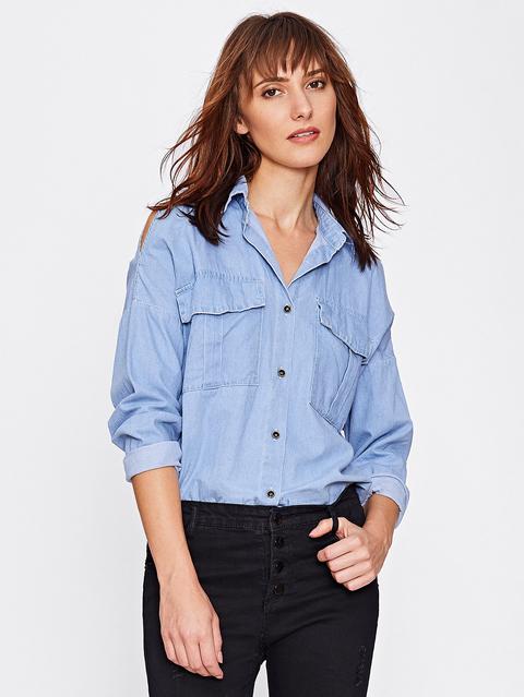 Camicetta Di Jeans from SheIn on 21 Buttons