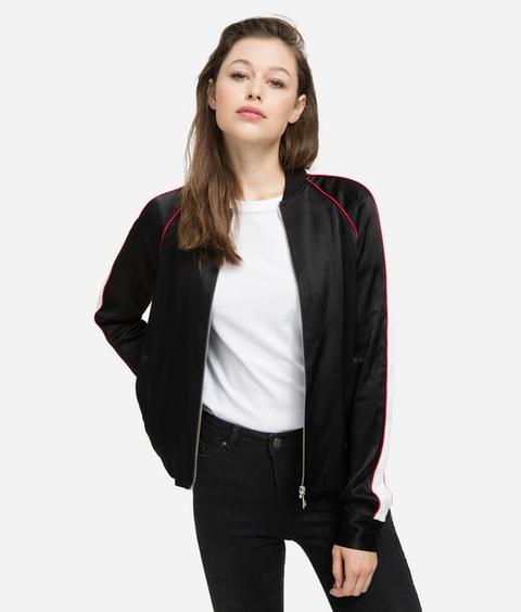 K/signature Satin Bomber