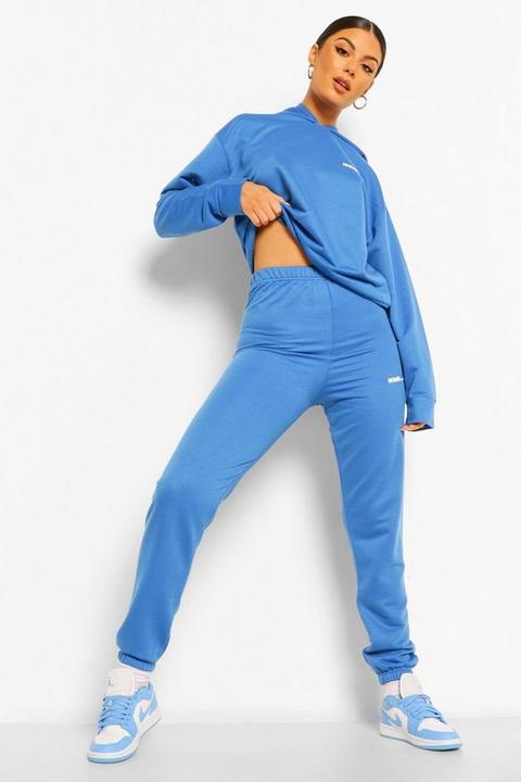 Womens Woman Joggers - Blue - 10, Blue