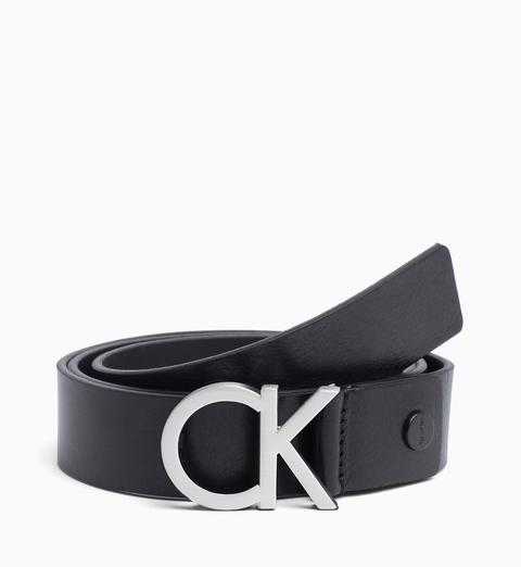 Cintura In Pelle Con Fibbia Ck