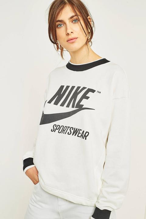 Nike Sportswear Ecru Sweatshirt - Womens Xs