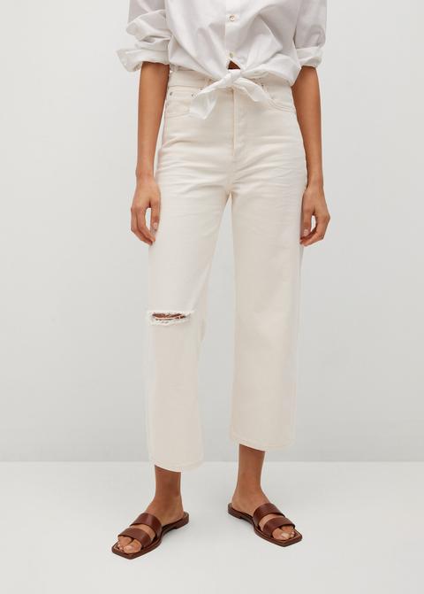 Jeans Tiro Alto Wideleg