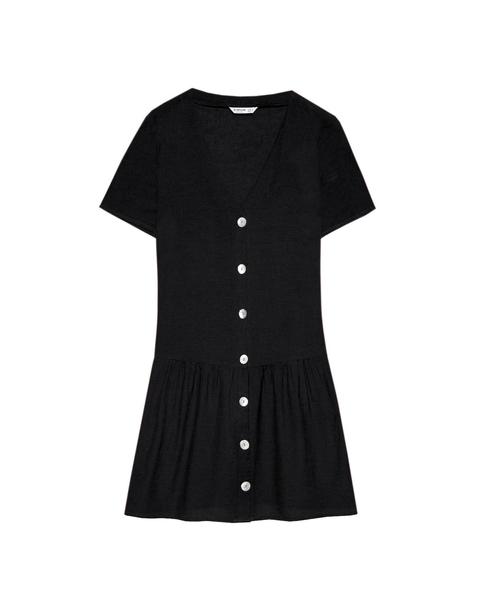 Vestido Corto Lino