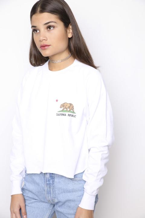 California Republic Crop Sweatshirt