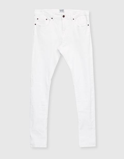 Pantalón Superskinny Fit Blanco