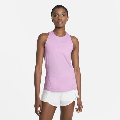 Nike Pro Camiseta De Tirantes De Malla - Mujer - Rosa