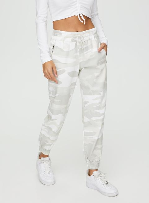 white camo joggers