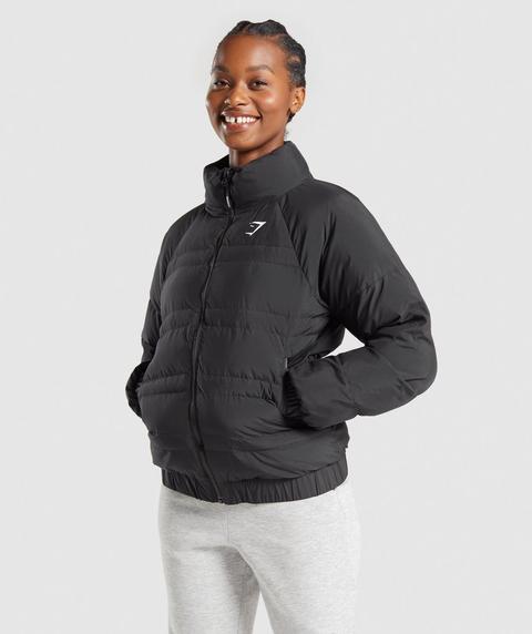 Gymshark Essential Puffer Jacket - Black