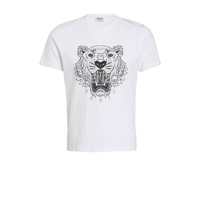 Kenzo T Shirt Tiger Weiss From Breuninger On 21 Buttons